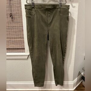 Spanx Olive Denim leggings 3x